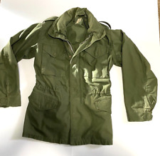 Vintage US Army Olive Green 8405-782-2937 M65 Cold Weather Jacket Men Long Small picture