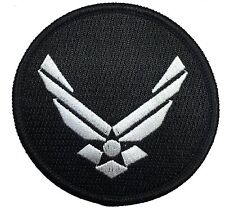 AIR FORCE LOGO EMBROIDERED IRON ON 3 INCH MILITARY  PATCH  picture