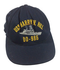 USS Harry W Hill DD-986 Snapback Cap US Navy Destroyer Clean Gulf War Iraq picture