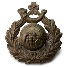 Original Royal Marines Light Infantry RMLI Regiment Marine Cap Badge picture