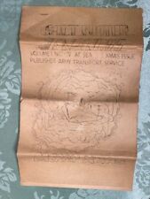 WW2 US The Saltwater Express Soldier NEWSPAPER @ sea XMAS Issue 24 Dec 1945 RARE picture