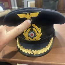 WW2 GERMAN Kriegsmarine Field Grade Officer Visor Cap Reproduction Collectable picture
