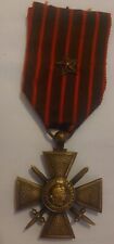 The War Cross with Swords- France - WW1- 1914 - 1918 - With Star on Ribbon picture