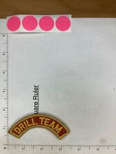VINTAGE US ARMY DRILL TEAM TAB  PATCH picture