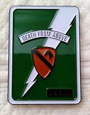 1st Air Cavalry Death Card Challenge Coin picture