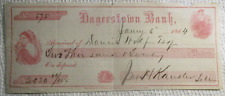 CIVIL WAR SALE:  INTERESTING CIVIL WAR DATE 1864 BANK RECEIPT FOR $2,020 DEPOSIT picture