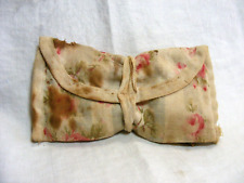 Vintage WW1 U.S. Sewing Kit Pouch Floral Pattern 8-a #24 picture