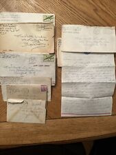 10 WWII Letters Lot VTG Military Army Soldier WWII  1945 picture