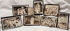 WW2 WWII Vintage Handsome SAILORS USN 1940s Real Photo Drinking Fighting Band picture