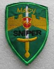 SNIPER MACV  VINTAGE VIETNAM WAR PATCH picture