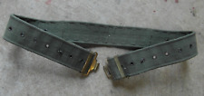 Original 58 Pattern Olive Green Webbing Belt (Brass Buckles) picture