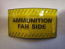 Navy Ammunition Far Side belt buckle USN AVIATION ORDNANCE IYAOYAS  picture