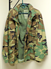 US Army M65 Cold Weather Field Jacket Woodland Camouflage BDU Large Regular picture