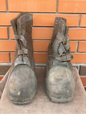 German winter boots for the guard on duty. Wehrmacht 1936-1945 WWII WW2 picture