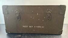 WWII US Military  Top Test Set I-193-A Box. P-416609. Op Instructions Diagrams. picture