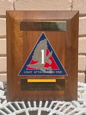 US Navy Wall Squadron Plaque - LIGHT ATTACK WING ONE picture