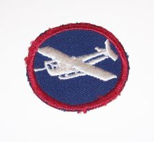 ORIGINAL EMBROIDERED TWILL WW2 AIRBORNE GLIDER TROOPS EM CAP PATCH picture