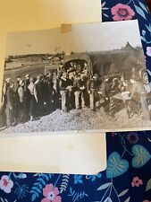 Original WW2 8x10” Photo Of Troops In Chow Line picture