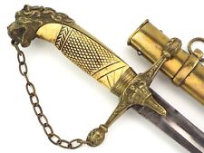 RARE Napoleonic 1803 Pattern British Infantry Officers Sword, FINE Carved Handle picture