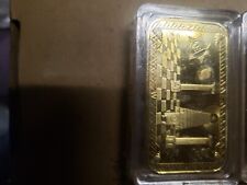 Freemason Challenge Coin Masonic Symbol Gold Clad Bar Mason Coin picture