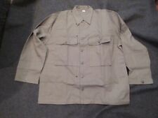REPRO US ARMY WW2 HBT SHIRT AT THE FRONT SIZE LARGE LIGHT SHADE NEW picture