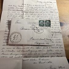 Rare WW2 German Feldpost Letter from Soldier or family Luftwaffe picture
