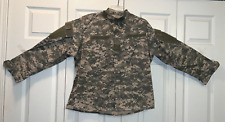Army Combat Uniform ACU WARRIOR Coat Shirt Blouse Gray Field CAMO - MEDIUM-SHORT picture