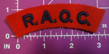 Vintage WWII Royal Army Ordanance Corps rocker patch picture