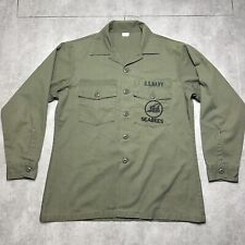 vintage us navy seabees utility og 507 button up shirt size xl 80s long sleeve picture