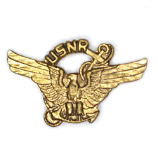 Navy WWII vintage United States Naval Reserve Lapel Pin USNR Honorable Discharge picture