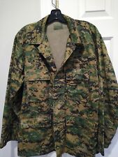 Camouflage Jacket  Mens  L Marpat Digital Woodland Print Button Up Coat Shirt picture