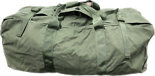 US Military Army IMPROVED Duffle Bag Back Pack Duffel OD USGI - SIDE ZIP USMC picture