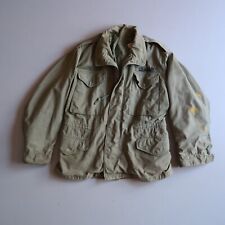 VINTAGE ARMY Green M65 FIELD JACKET Coat SIZE SMALL SHORT US Military Thrashed picture