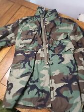 Usa Army Military Woodland Camo Jacket Size Large picture