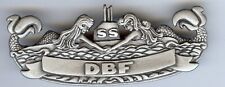 DBF Pin - Silver Tone Pewter 3 ink Pewter -BCP c6874 picture