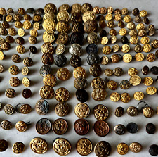 Vintage WW2 US Army Uniform Buttons Huge Collection Lot Of (202) Rares Sets picture