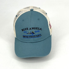 Blue Angels Hat US NAVY Baseball Cap Blue Trucker Strap Flight Air Show Flyers picture