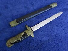 RARE ORIGINAL WW2 CHINESE NATIONALIST AIRFORCE FLYING TIGERS DAGGER AND SCABBARD picture