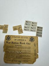 Lot Of WW II War Ration Books United States of America Book One picture