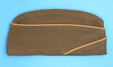 WW2 U.S. Army Side Cap ~ Quartermaster Piping ~ ID'd to 186th Quartermaster picture