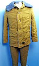 SOVIET UNION USRR ARMY TANKERS JACKET AND PANT SET SIZE 50-5 DEADSTOCK VTG picture