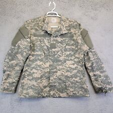 US Army Combat Uniform Jacket Mens Medium Regular Digital Camo Zip Field Shirt A picture