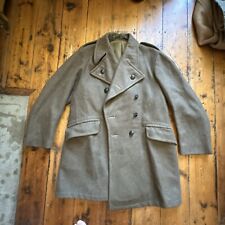 British Army Greatcoat Dismounted 1951 Pattern, Dated 1952, Reenactment, Buttons picture