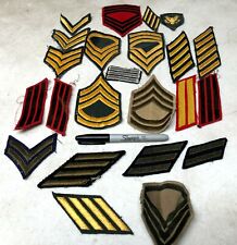 Vintage Vietnam War Worn US Army Military Patches Lot of (23) Some Felt Marines picture