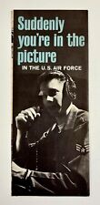 1962 You're In The Picture Vintage US Air Force Recruitment Brochure Reply Card picture