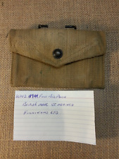 WW2 US Military British Made First Aid Pouch Finnigans LTD 1944 picture
