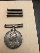 Antique Queen Victoria Regina South Africa Boer War Medal With Three Clasps picture