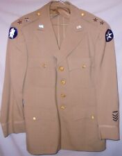 -Rare- WWII -US Army General- Vintage Officer's Tropical Dress Military Uniform picture