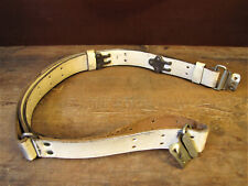 Vintage Colour Guard M1907 White Leather Parade M1 Garand Dummy Rifle Sling. picture