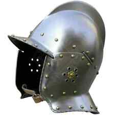 Medieval Burgonet Helmet Ancient Armor Helmet 18GA Halloween picture